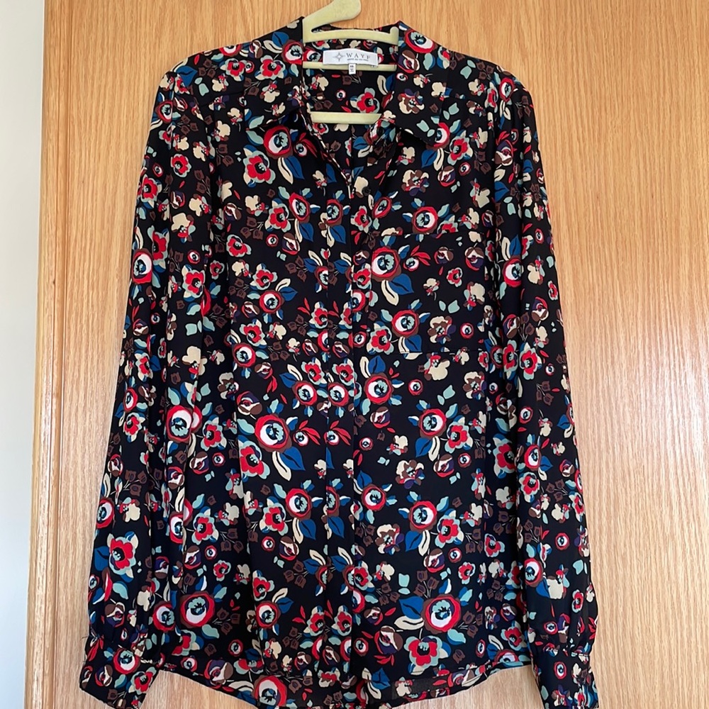 WAYF - Floral Blouse XS